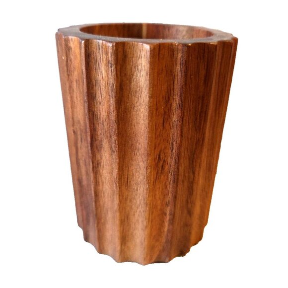 Hearth & Hand with Magnolia Wood Pencil Cup Holder Desk Organization - Picture 1 of 7